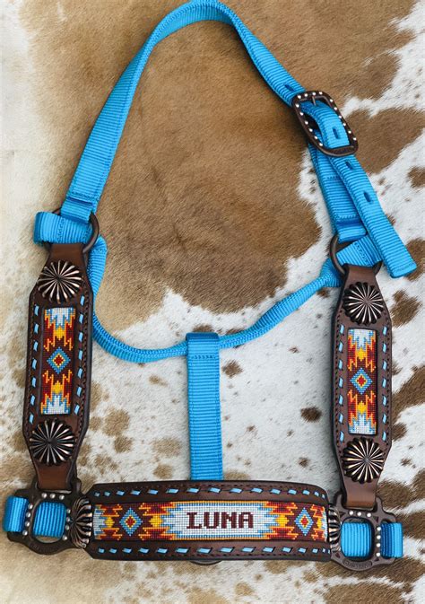 custom leather halters for horses.